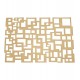 Lugar Americano 45cm Geometric Gold